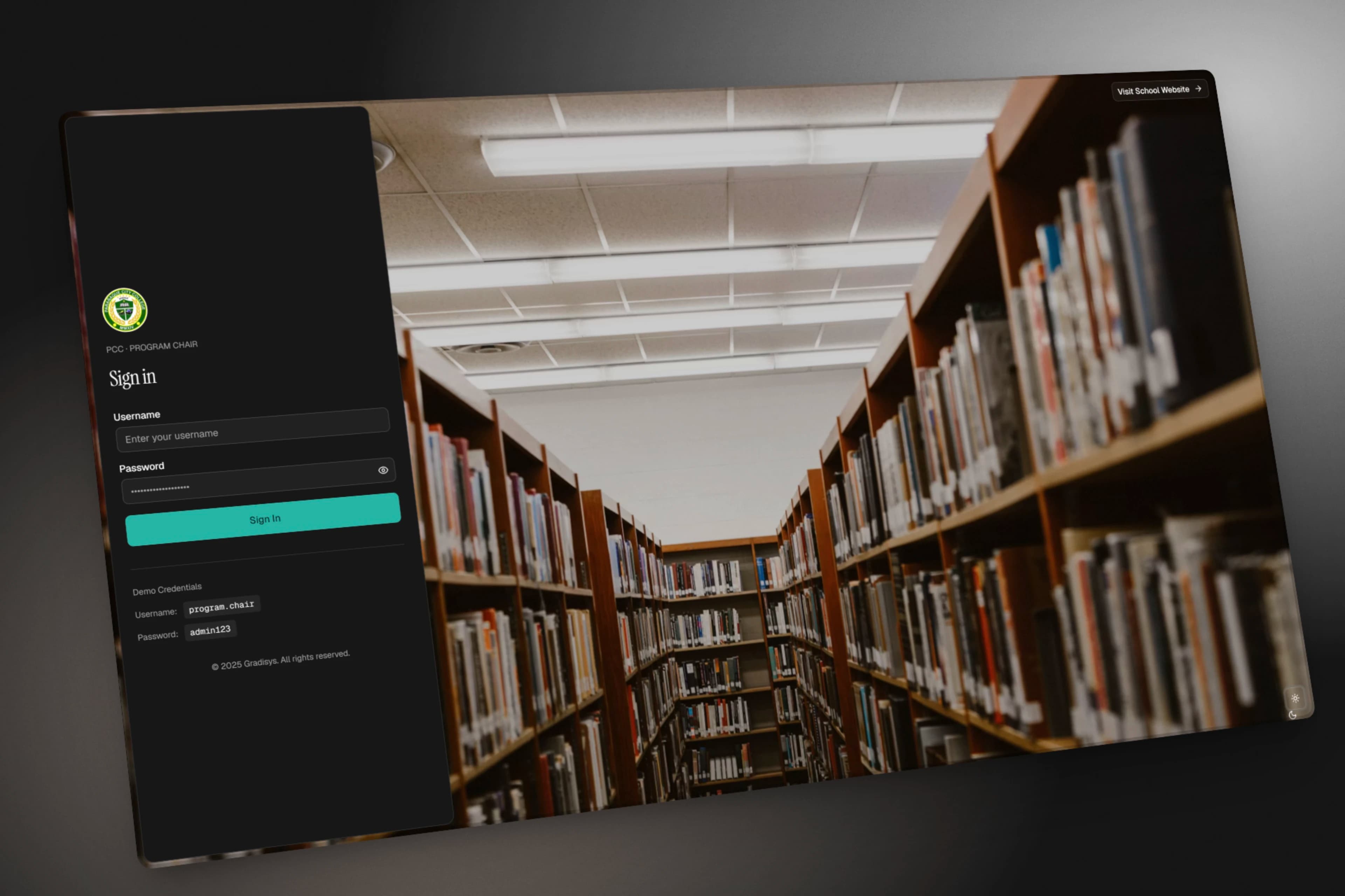 The program chair portal: planning, subjects, faculty, schedules, and conflicts.